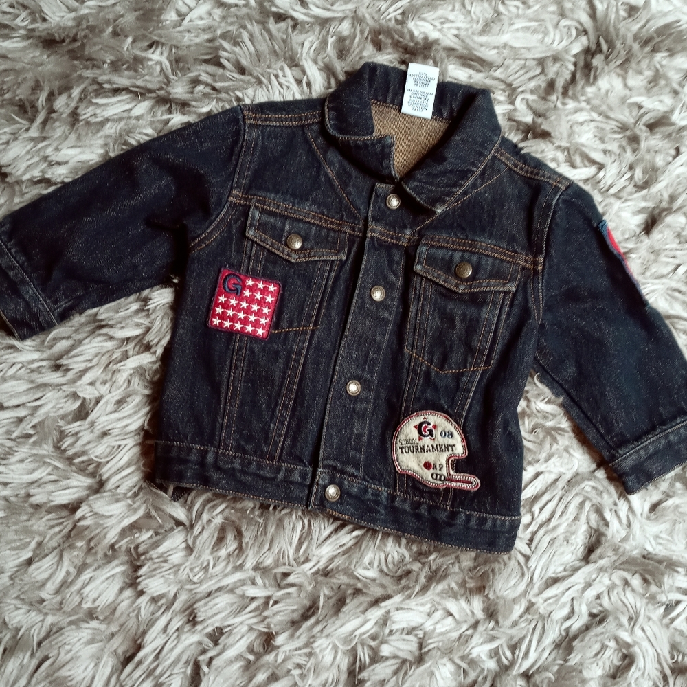 Gap jean jacket 12-18 months